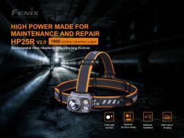 Nabíjecí LED čelovka Fenix HP25R V2.0